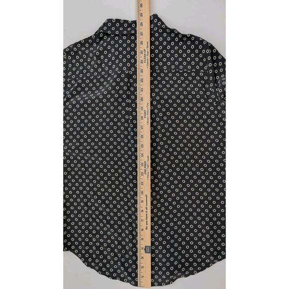 Adriano Goldschmied Alena Shirt Women's Gray 100% Silk 3/4 Sleeve Blouse S Small - Picture 5 of 7